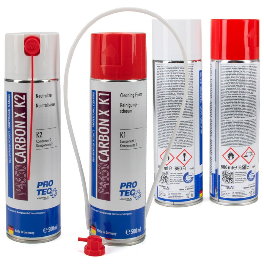 Kit aditivi curatare PROTEC Carbon X-Kit Cleaning FoamPROTEC Carbon X-Kit Cleaning Foam