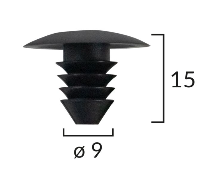 Resigilat - Clema tapiţerie - Romix - ROM A11888- Set de 10 buc