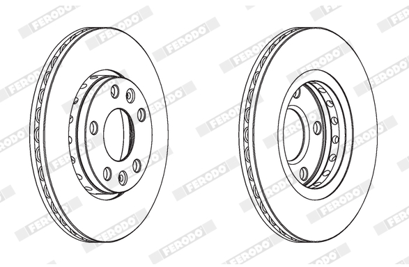 Resigilat - Set discuri frana Ferodo - DDF1728C