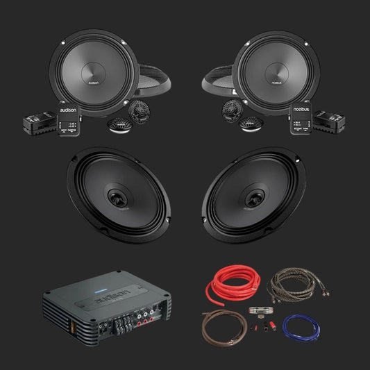 Pachet Difuzoare Auto cu amplificator Audi A6 C6 2004-2011 Audison Prima 560 W