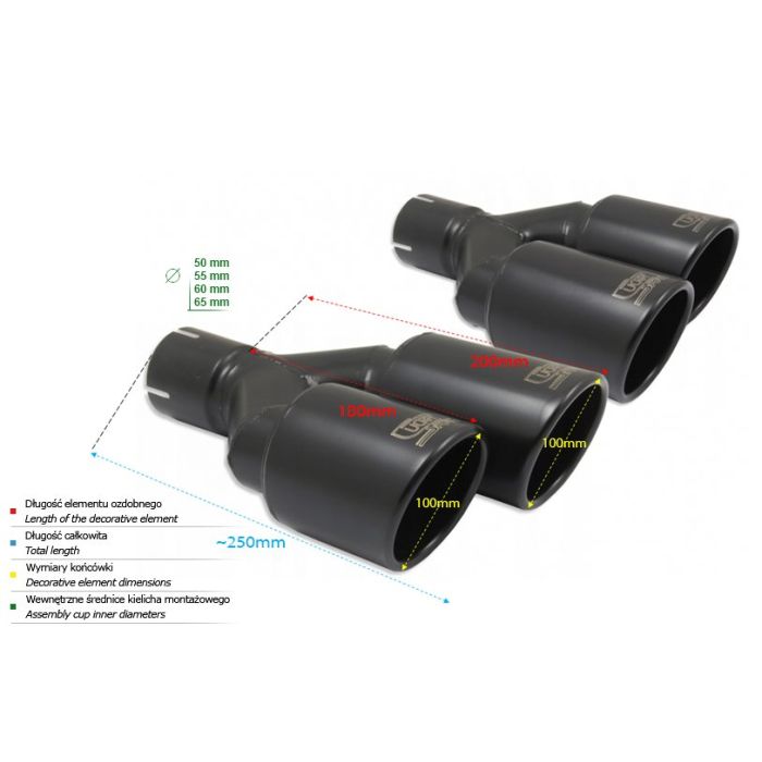 Ornament rotund evacuare, finala Ulter sport 100mm