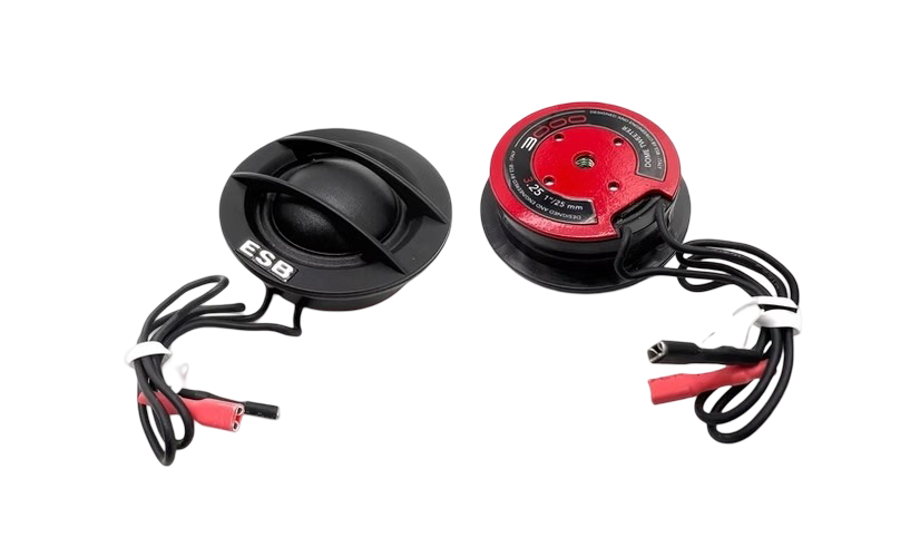 Tweetere auto ESB 3000 3.25 set componente, 25mm, 80W RMS, 4Ω, set 2 tweetere