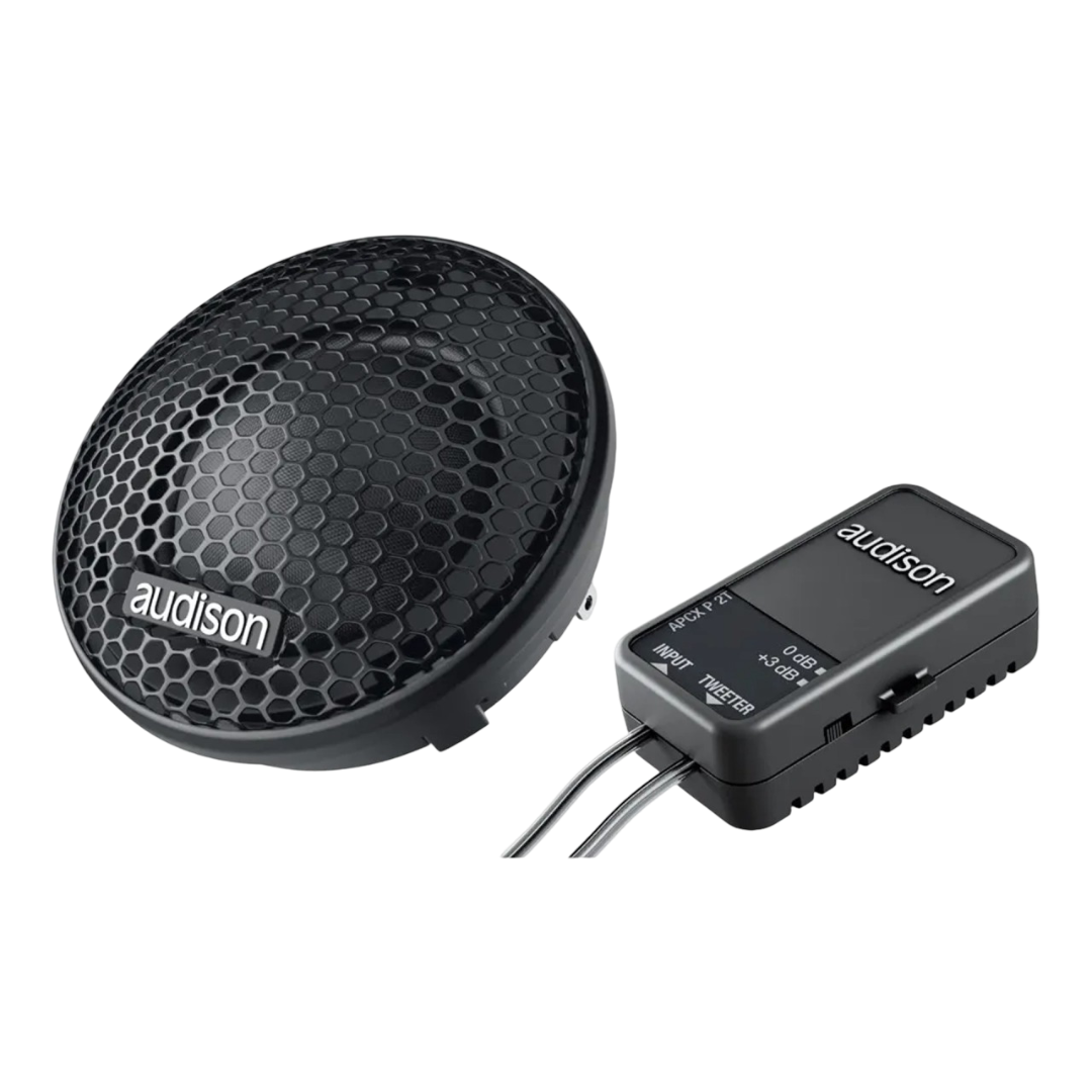 Tweeter auto Audison Prima AP 1P set componente, 29mm, 150W, 8Ω, set 2 tweetere + 2 crossovere