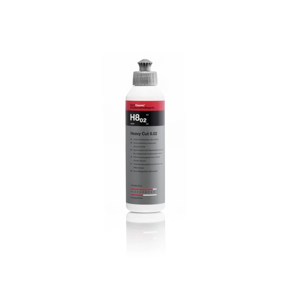 Koch Chemie H8.02 - Heavy Cut, polish abraziv fără silicon și uleiuri, 250 ml