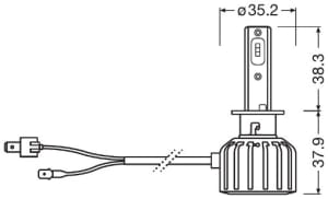 Bec H1 LED OSRAM