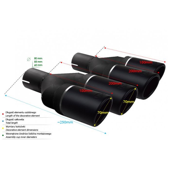 Ornament rotund evacuare, finala Ulter sport 100mm