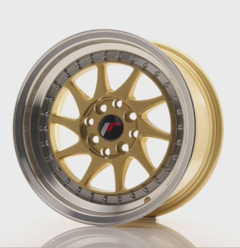 Japan Racing JR26 Gold w/Machined Lip