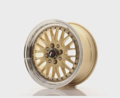Japan Racing JR10 Gold w/Machined Lip