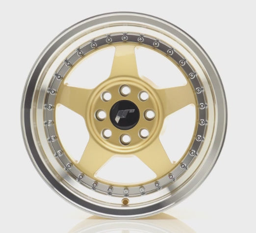 Japan Racing JR6 Gold w/Machined Lip