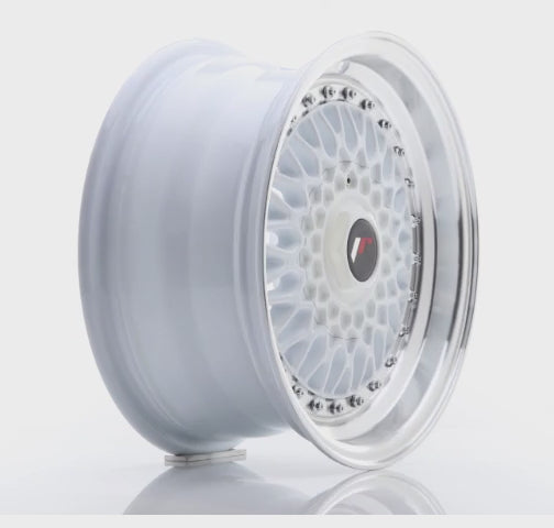 Japan Racing JR9 White w/Machined Lip