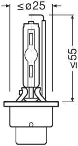 Bec D4S Xenon OSRAM