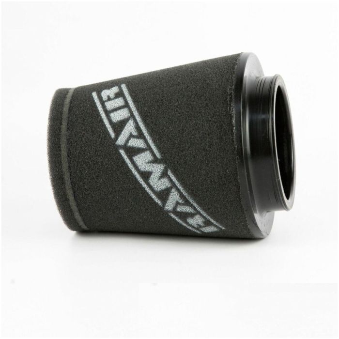 Filtru de aer universal Ramair CC-117 Offset – conic cu gât offset, gât 80mm, bază din polimer cauciucat