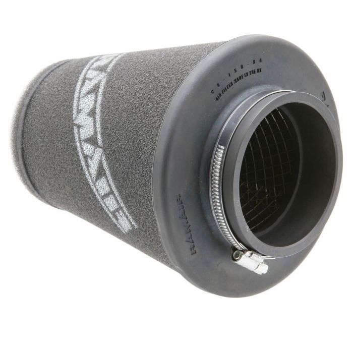 Filtru de aer universal Ramair CC-296-80 – conic, gât 80mm, cu bază din polimer cauciucat