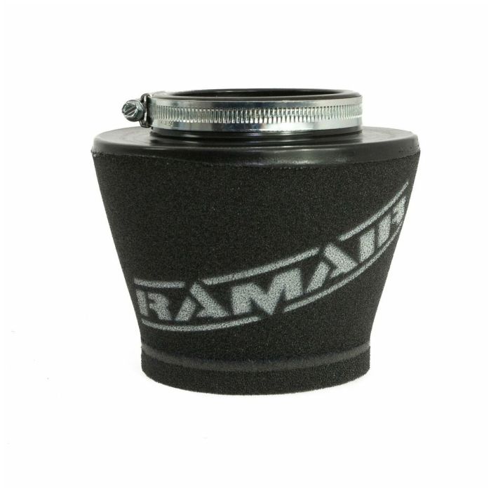Filtru de aer universal Ramair CC-500-80 – conic compact, gât 80mm, cu bază din polimer cauciucat