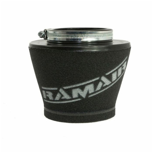 Filtru de aer universal Ramair CC-500-80 – conic compact, gât 80mm, cu bază din polimer cauciucat