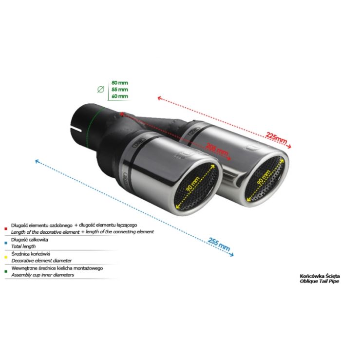Ornament rotund evacuare, finala Ulter sport 90mm