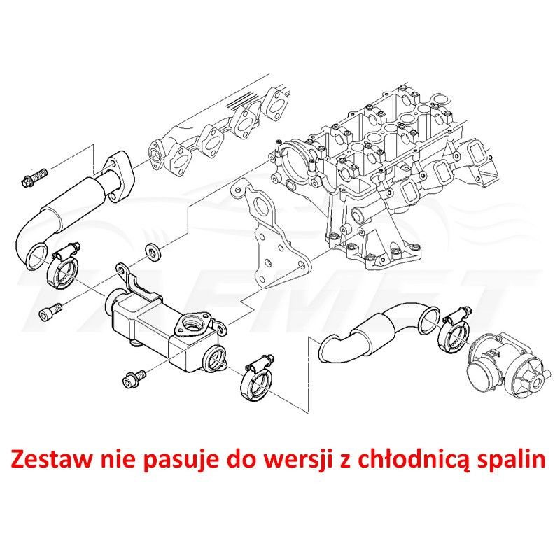 Kit anulare EGR Motor 2.0D/2.5D/3.0D - M51 M47 M57