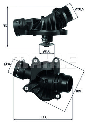 Termostat lichid racire Mahle TI23488