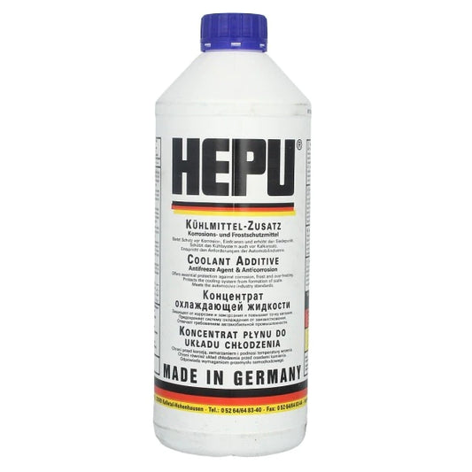 Antigel concentrat Hepu G11, Albastru, 1.5L
