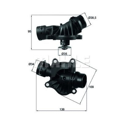 Termostat lichid racire Mahle TI23488