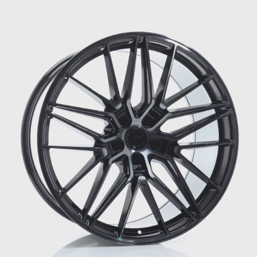 Japan Racing JR38 Black Brushed w/Tinted Face