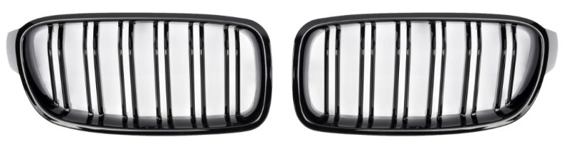 Grila centrala compatibila BMW F30 Negru Lucios