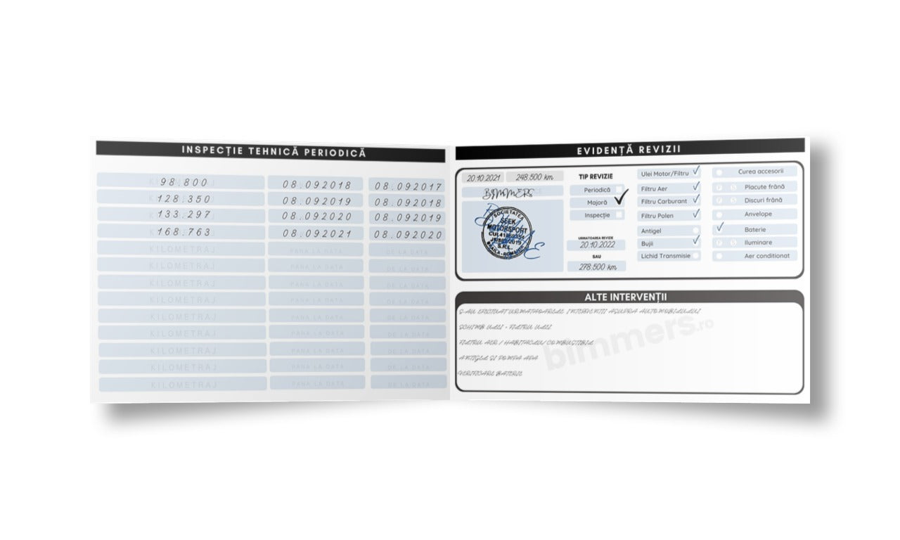 Carte Service Originala bimmers