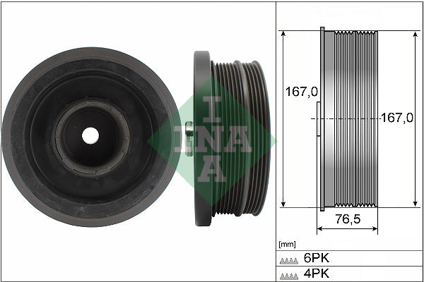 Fulie curea arbore cotit Ina 544008210